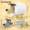 Toilettenpapierhalter Hund Welpe Lustiger WC Rollenhalter Produktbild-Vorschau 5