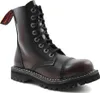 ANGRY ITCH-8-Loch Burgundy Red Rub-Off Leder Stiefel mit Produktbild-Vorschau 13