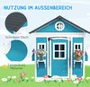 Outsunny Kinderspielhaus aus Holz Spielhaus Outdoor mit Produktbild-Vorschau 5