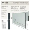 tectake® Doppel-Seitenmarkise 160 x 600 cm ausziehbar, mit Produktbild-Vorschau 5