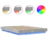 Bettgestell mit LED Betongrau 135x190 cm Holzwerkstoff Produktbild-Vorschau 7