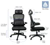 Mulisoft Bürostuhl Ergonomisch – Schreibtischstuhl mit Produktbild-Vorschau 7