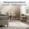Sada 2 konferenčných stolíkov z dreva, moderný obývačkový Náhľad obrázku produktu 6
