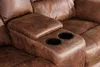2er Kinosessel HOLLYWOOD antik braun mit Cupholder Produktbild-Vorschau 9