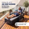 CASARIA® Sonnenliege mit Rollen 7cm Auflage Extra Breit Produktbild-Vorschau 8