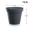 Doniczka Lofly antracyt 34,5 cm Podgląd zdjęcia produktu 4