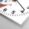 Wanduhr - Quadrat - Glasuhr - Tierwelt Pelz Abbildung Mond Produktbild-Vorschau 5