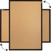 Lavagna in Sughero con Cornice Nero in Legno 100x80 cm, Anteprima dell’immagine prodotto 6