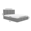FEDVE Polsterbett Doppelbett Hartlage Schlafzimmer Bett Produktbild-Vorschau 5