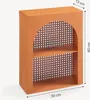 Nástenná polica „Jäller“ kovová 40 x 30 x 13 cm oranžová Náhľad obrázku produktu 4