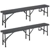 CASARIA® Bierzeltgarnitur 183cm klappbar Kunststoff Produktbild-Vorschau 9