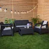 Gartenmöbel Polster Set für Rattanmöbel mit Produktbild-Vorschau 6