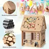 GOPLUS Spielhaus Kinder, Spielzeughaus aus Holz mit 23 Produktbild-Vorschau 6