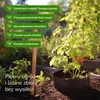 A plant in a pot in a garden setting, with overlaid text highlighting product features. Produktbild-Vorschau