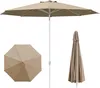 Parasol okrągły, kremowy, o średnicy 3,5 m, do ogrodu lub Podgląd zdjęcia produktu 3