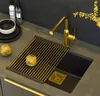 QUADRON Spülbeckenmatte aus Silikon und Stahl | Größe 43 x Produktbild-Vorschau 2
