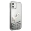 Guess Apple iPhone 12 Pro Max Silber Glitter Vintage Script Produktbild-Vorschau 13