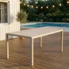 Gartentisch TRAPANI 160x90 cm, Champagner - Terrassentisch Produktbild-Vorschau 1