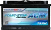Autobatéria Electronicx AGM 75 Ah 12 V ▶ Start-Stop  Náhľad obrázku produktu 3