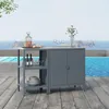 Záhradný set „Bolognano“ – stojan a skriňa z ocele, Náhľad obrázku produktu 1