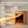 KAMINIO Camino elettrico MATTI - Camino elettrico da terra Anteprima dell’immagine prodotto 4