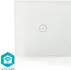 NEDIS Wandschalter WLAN Single Wandh. 86x86mm Andr/iOS Glas Náhled obrázku produktu 2