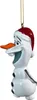 A Christmas ornament of Olaf from Frozen wearing a Santa hat. Produktbild-Vorschau