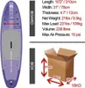 Aqua Marina Coral Night Fade 10'2'' (310 cm) Paddleboard Produktbild-Vorschau 5