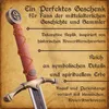 Dekoracyjny metalowy miecz z pochwą, inspirowany Podgląd zdjęcia produktu 5