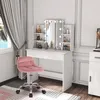Happyment Tabouret tournant Moderne - Avec dossier sur Voir les images du produit 5