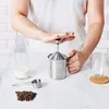 SILBERTHAL Milchaufschäumer Manuell - Edelstahl - 400ml - Produktbild-Vorschau 12