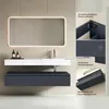 doporro Waschbecken-Unterschrank Badmöbel-Set in matt Produktbild-Vorschau 7
