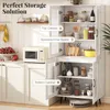COSTWAY 178,5 cm Küchenschrank, Küchenregal mit 4 Produktbild-Vorschau 5