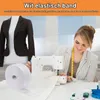 Gummiband 40 mm x 10 m, weiß, elastisch, 4 cm breit Produktbild-Vorschau
