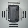 Wasserdichter Rucksack in Anthrazitgrau mit Schwarz Oxford Produktbild-Vorschau 4