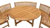 Bank Round Teak Natur 200 x 53 x 92 cm Produktbild-Vorschau 8