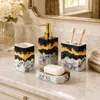 Set di accessori da bagno composto da 4 pezzi – nero e Anteprima dell’immagine prodotto 8