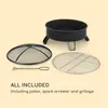 Blumfeldt 2-in-1 Feuerschale - Ø 75 cm Grill, Abnehmbarer Produktbild-Vorschau 8
