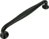 Eleganter Aluminium Möbelgriff Schwarz 128 mm - Mattschwarz Produktbild-Vorschau 1