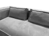 S-STYLE MÖBEL - Modernes Ecksofa Bello aus Hellgrau Cord Produktbild-Vorschau 6