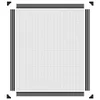 vidaXL Magnetická síť proti hmyzu do oken antracit 100x120 Náhled obrázku produktu 6