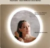 Artforma Badspiegel mit Beleuchtung, Spiegel 80x80 Touch, Produktbild-Vorschau 5