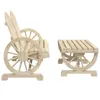 4-tlg. Garten-Lounge-Set Massivholz Tanne Produktbild-Vorschau 5