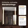 Dalsys Infrarotheizung Spiegel 80x60cm 400W mit schwarzem Produktbild-Vorschau 5