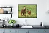 MuchoWow® Gerahmtes Poster Pferde - Gras - Braun 90x60 cm - Produktbild-Vorschau 3