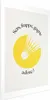 Posterpapier Poster - Shuttlecock Against the Yellow Sun Produktbild-Vorschau 1
