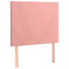 Boxspringbett mit Matratze Rosa 80x200 cm Samt Produktbild-Vorschau 4