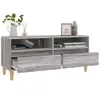 TV-Schrank Grau Sonoma 100x34,5x44,5 cm Holzwerkstoff , Produktbild-Vorschau 4