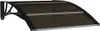 vidaXL Türvordach Schwarz 100 x 75 cm Polycarbonat Produktbild-Vorschau 1