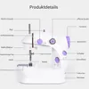 A diagram of a sewing machine with labels in German. Produktbild-Vorschau